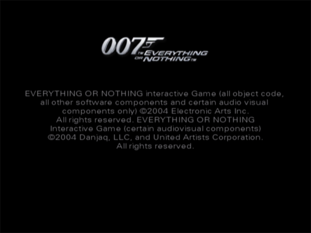 James Bond 007 Everything or Nothing - Title.png